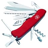 Victorinox Swiss Army Work Champ Pocket Knife (Red)