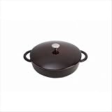 Staub 2.5 Quart Hexagon Saute Pan and Braiser, Aubergine