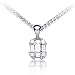 Prong Set Round Brilliant & Baguette Emerald title=
