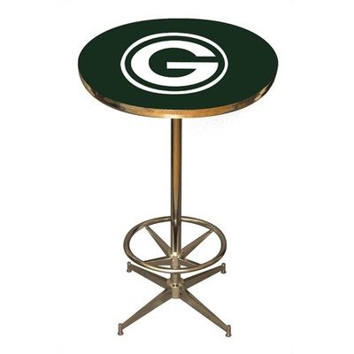 Imperial Green Bay Packers Licensed Pub Table