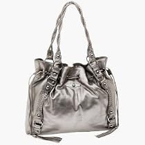 Authentic Elliott Lucca El Signature Large Drawstring - Graphite (Pewter Gray Metallic) - New