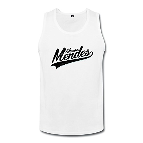 KAITIAN Shawn Mendes Men's Tank Top White