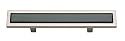 Atlas Homewares 231-BLK/BRN 5-3/4-Inch Spa Black Pull, Brushed Nickel