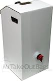 3 Gallon Catering Beverage on the Move Carriers - White (10/case)