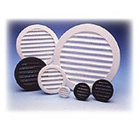 Round Plastic Sreen Louver, 3" Brown