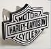 HITCH COVER -- HARLEY -- BRUSHED ALUMINUM