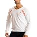 Armani Exchange Striped Tape Logo V-Neck