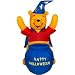 GEMMY Disney Winnie The Pooh 4 feet / Foot Tall Halloween Wizard / Sorcerer with Cauldron Airblown Inflatable
