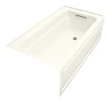KOHLER K-1122-GRA-96 Archer BubbleMassage 5-Foot bath, Biscuit