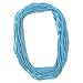 Turquoise Like Seed Bead Necklaces