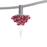 Schonbek VRCR0205SW Silver / Strawberry Fields Strass Geometrix-Vertex Crystal Single Light Down Lig