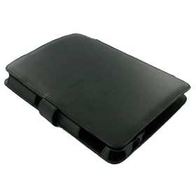 3 Cell Version - Executive Leather Case for MSI Wind U100 10-Inch Netbook Compatible with 3 Cell Battery ONLY (Laptop NOT included)