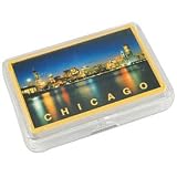 City of Chicago Skyline Portrait Playing Cards