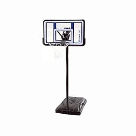 REEBOK 51587 Courtside Height-Adjustable Portable Basketball System with 44-Inch Acrylic... by Lifetime