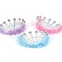 Jeweled Feather Princess Tiaras (1 dz)