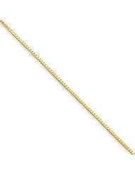 10k Yellow 20in Gold .7mm Box Necklace Chain. Metal Wt- 1.48g