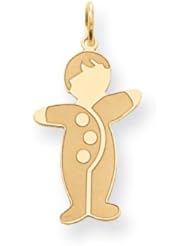 14k Yellow Gold Cuddle Charm. Metal Wt- 1.12g