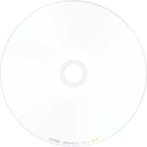 Cover image : TDK 台湾製 DVD＋R 片面2層(8.5GB) 2.4～8倍速 インクジェットプリンタ対応(ホワイト) ポットケース入り 10枚 D＋R85PWB10PS