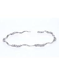 14K White Gold Diamond Bracelet