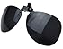 Costyle Black Grey Retro Polarized Clip on Flip up AVIATOR Plastic Sunglasses Driving Fishing Traveling