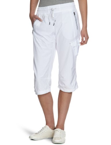 ESPRIT SPORTS Damen Capri Hose, E88450, Gr. 38 (M), Wei&szlig; (White 100) Preisvergleich