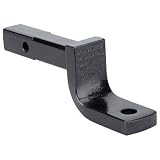 Buyers Products Ball Mount - 1 1/4in. Receiver Tubes, 2 1/2in. Drop, 7in. Long, Model# 1803105