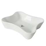 Elements of Design EV8126 Designer Fauceture Nuevo Vitreous China Bathroom Vessel, White