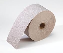 Norton A275 No-Fil Adalox Abrasive Roll, Paper Backing, Pressure Sensitive Adhesive, Aluminum Oxide, Waterproof, Roll 2-3/4" Width x 30yd Length, Grit 100 (Pack of 5)