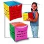 Inflatable Comprehension Cubes, 6 Sides, 8", Multi Colored (CPBCD1053) Category: School Supplies