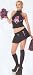 【セール】【SMサイズ限定】チアリーダーコスチューム☆ドクロ