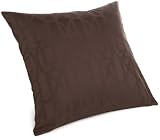 Review Amazon PIZ-LAB-PIL-SQUARE-CH/GRY / Pinzon Labyrinth Egyptian Cotton Sateen 18-Inch Square Pillow Sham