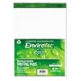 Ampad Envirotec Dual-Purpose Legal Pads, 8-1/2 x 11-3/4, White, 4 Pad Per Pack (40102)
