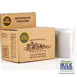 Amish Country Lite Natural Microwave Popcorn From Wabash Valley Farms 30/3.oz Packs