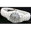 ONISS LADIES WHITE CERAMIC SWISS DIAMOND WATCH