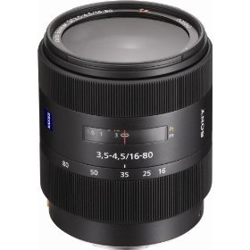 Sony SAL-1680Z 16-80mm f/3.5-4.5 Carl Zeiss Vario-Sonnar T DT Zoom Lens for Sony Alpha Digital SLR Camera With a 62mm Introductory Filter Kit