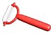 Malibu Collection Peeler with 5-Inch Red Color ABS Handle