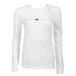 Ladies White Mannheim Steamroller Long Sleeved Logo T-shirt