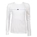 Ladies White Mannheim Steamroller Long Sleeved Logo T-shirt
