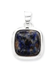 Sterling Silver Sodalite Stone Pendant