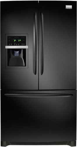 Frigidaire FGHF2369ME Gallery 22.6 Cu. Ft. French Door Counter-Depth Refrigerator - Ebony Black