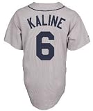 Al Kaline Detroit Tigers MLB Throwback Tackle Twill Felt Replica Baseball Jerseys By Majestic