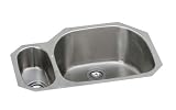 Elkay EGUH3221LDBG Harmony Stainless Steel Kitchen Sink Soft Highlighted Satin 2 Basins