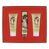 Love & Luck by Christian Audigier Gift Set — 1.7 oz Eau De Parfum Spray + 3 oz Body Lotion + 3 oz Bath & Shower Gel for Women