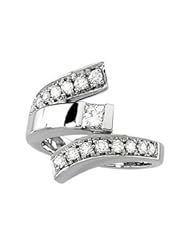 Ann Harrington Jewelry 14k White Gold 7/8 Ct Tw Diamond Right Hand Ring