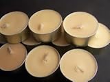 Franch Vanilla Scented Tealight Candles Burn 4 Hours Set of 25 Made in USA
