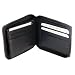 Zipper Wallets | Men's Leather Zipper Wallets | Men's Zipper Wallets - Genuine Leather Zipper Bi-Fold Men's Wallet Card Currency Picture Pockets Black