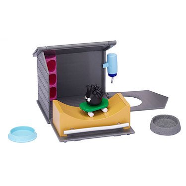 Club Penguin Black Puffle House with Skateboard Ramp Play Set-image
