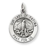 Sterling Silver Our Lady of Fatima Medal