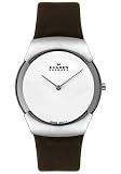 Skagen Men's Swiss Brown Leather Watch #582XLSL
