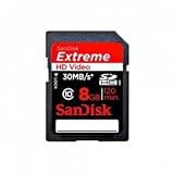 SANDISK EXTREME SDHC 8GB 30MB/S